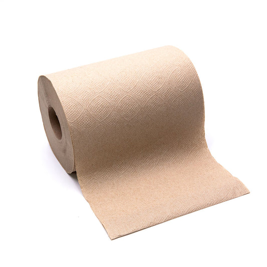 Premium Brown Hardwound Paper Towel 8" - 12/Case