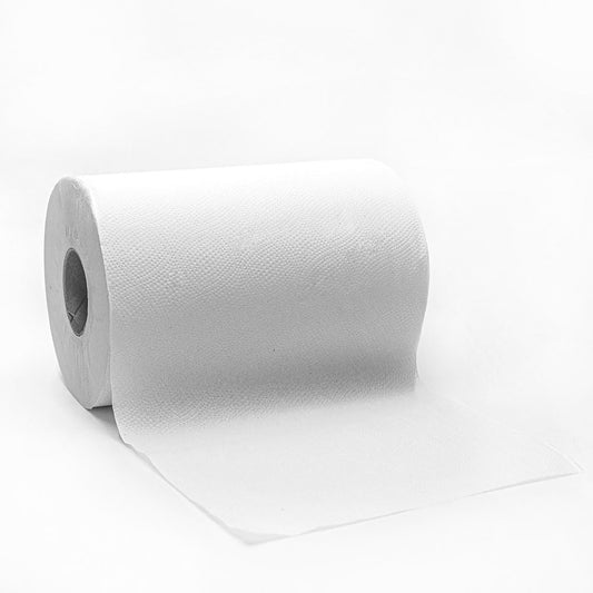 Premium White Hardwound Paper Towel 8" - 12/Case