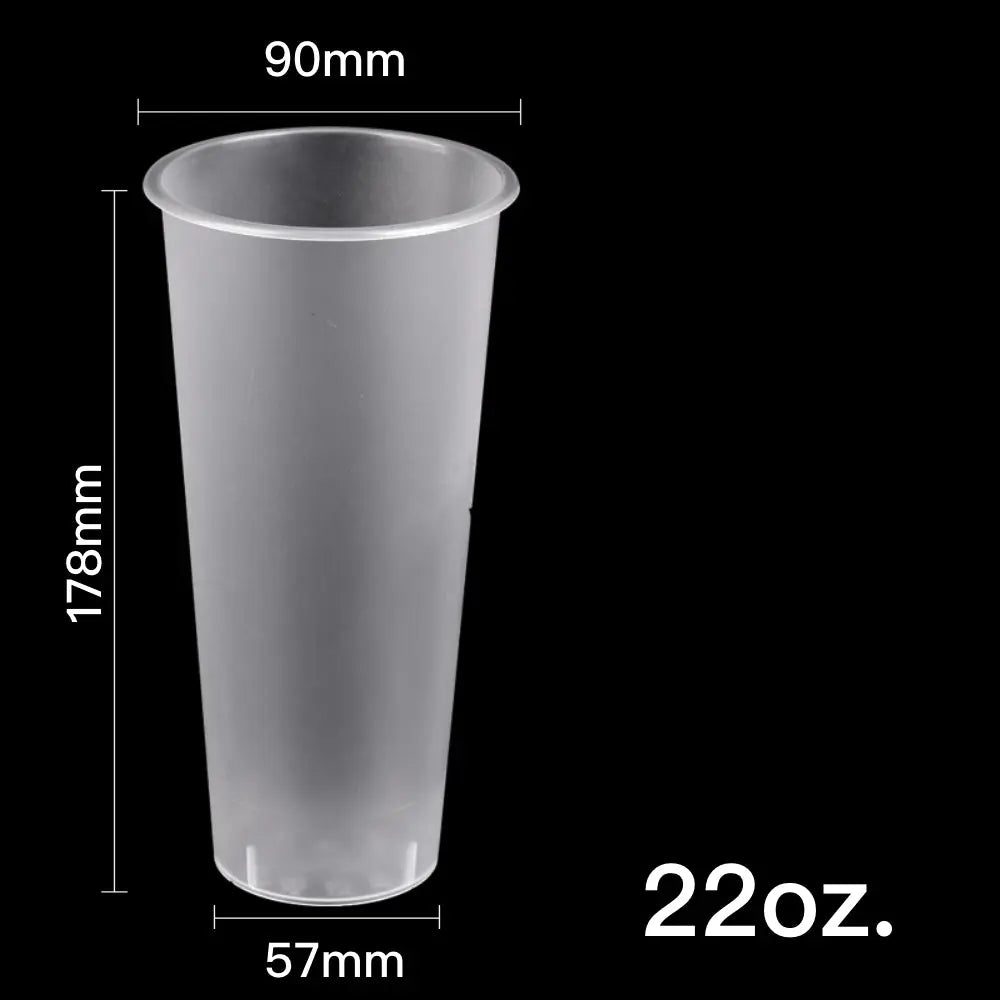 90 PP Clear Frosted Injection Cold Hard Cup 22oz 5 - disposable cup restaurant