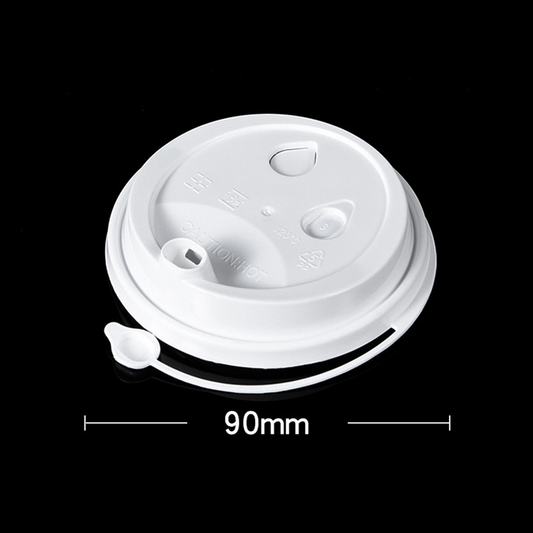 90 PP White Injection Lid/Attached Stopper-1,000pieces/case