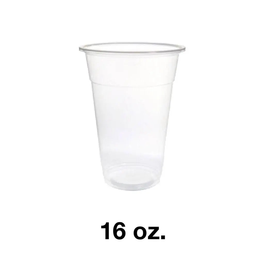 95 PP Clear Cold Cup Soft 16 oz 1000 Pcs Case - disposable cup restaurant