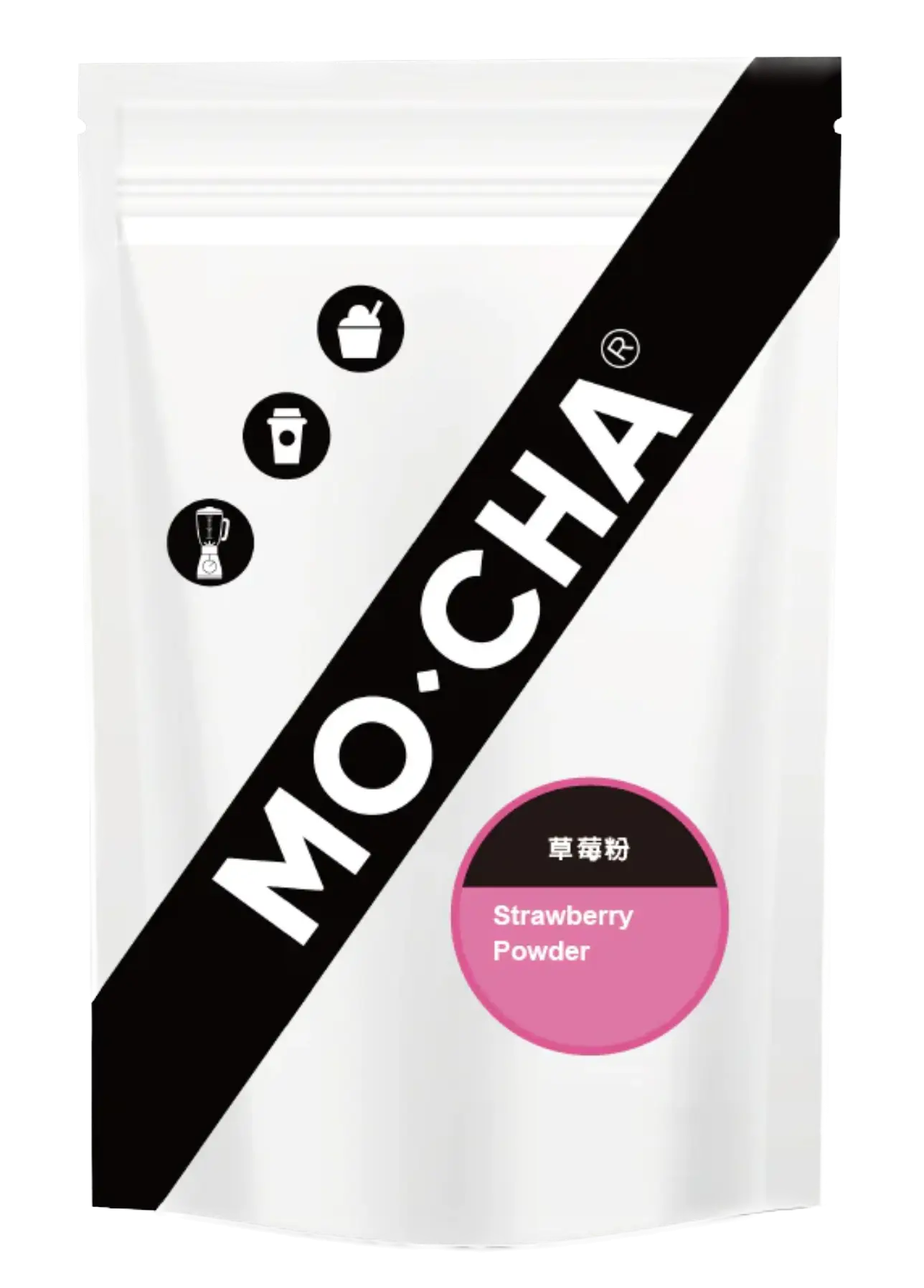 Mocha Strawberry Powder 2 2 lbs Bag 10 Bags Case - restaurant supplies wholesale