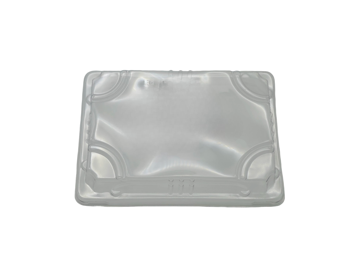 G-03 塑料长方形寿司托盘容器,带盖,尺寸 6 1/2 英寸 x 4 1/2 英寸 x 1 7/8 英寸 - 400 套/箱