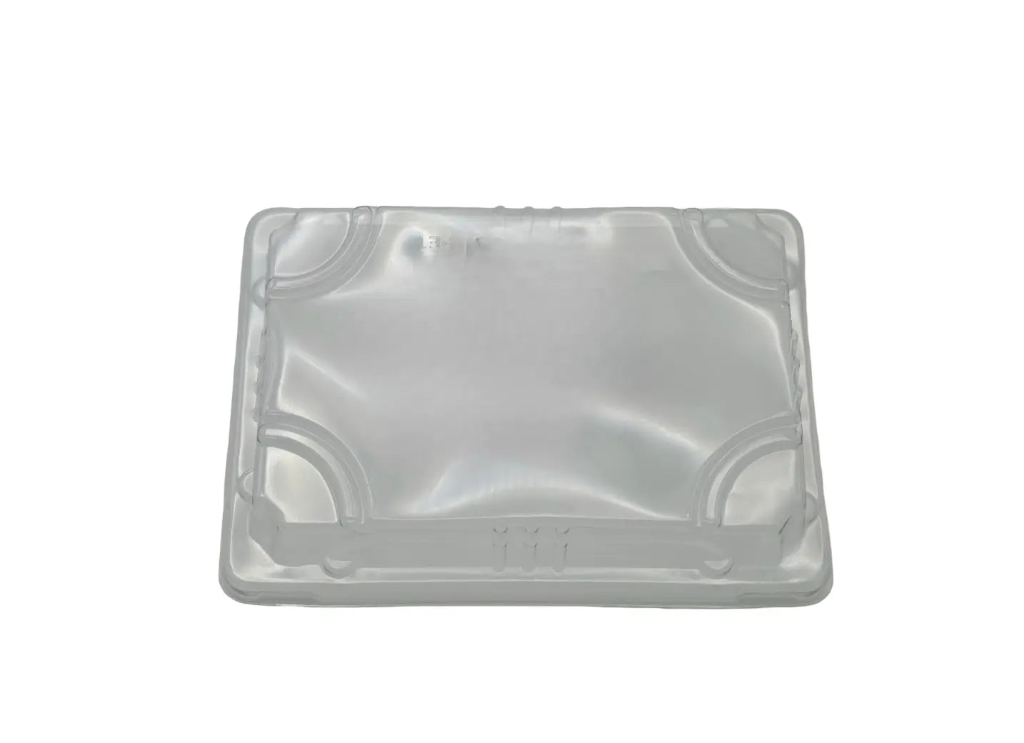 G-03 Plastic Rectangular Sushi Tray Container with Lid 6 1/2" X 4 1/2"X 1 7/8" - 400 sets/Case WL