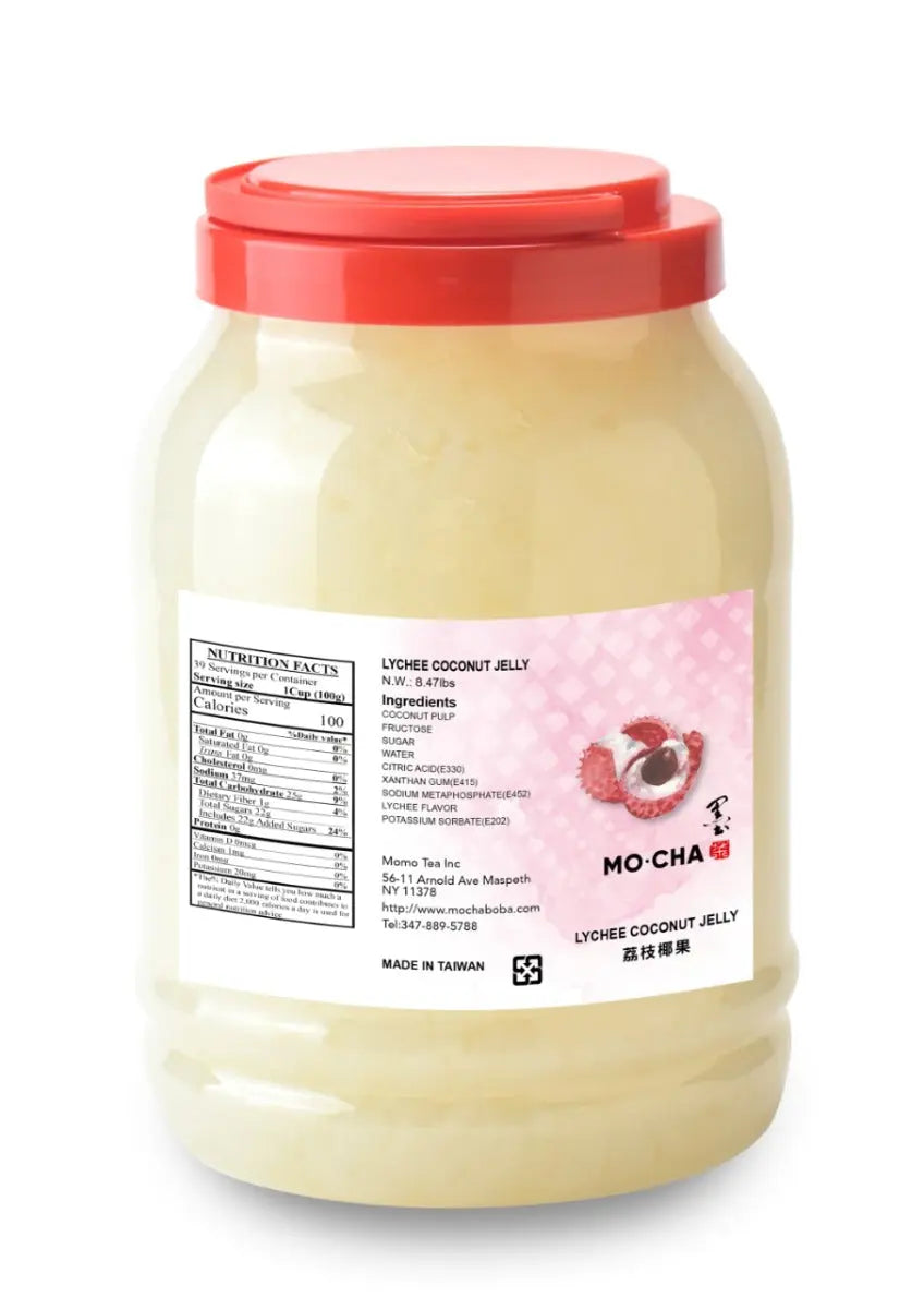 Mocha Lychee Jelly 8 8 BLS Bottle 4 Bottles CASE - restaurant supplies wholesale