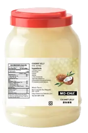 Mocha Coconut Jelly 8 8 BLS Bottle 4 Bottles CASE - restaurant supplies wholesale