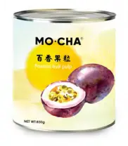 Mocha Passion Fruit Pulp Topping 850 G CAN 12 CANS - restaurant supplies wholesale