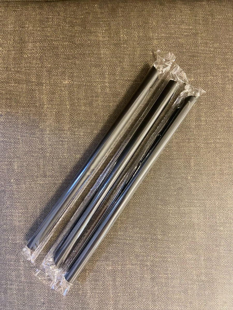 Individually Wrapped Black Large Straw - 2000PCS/CASE