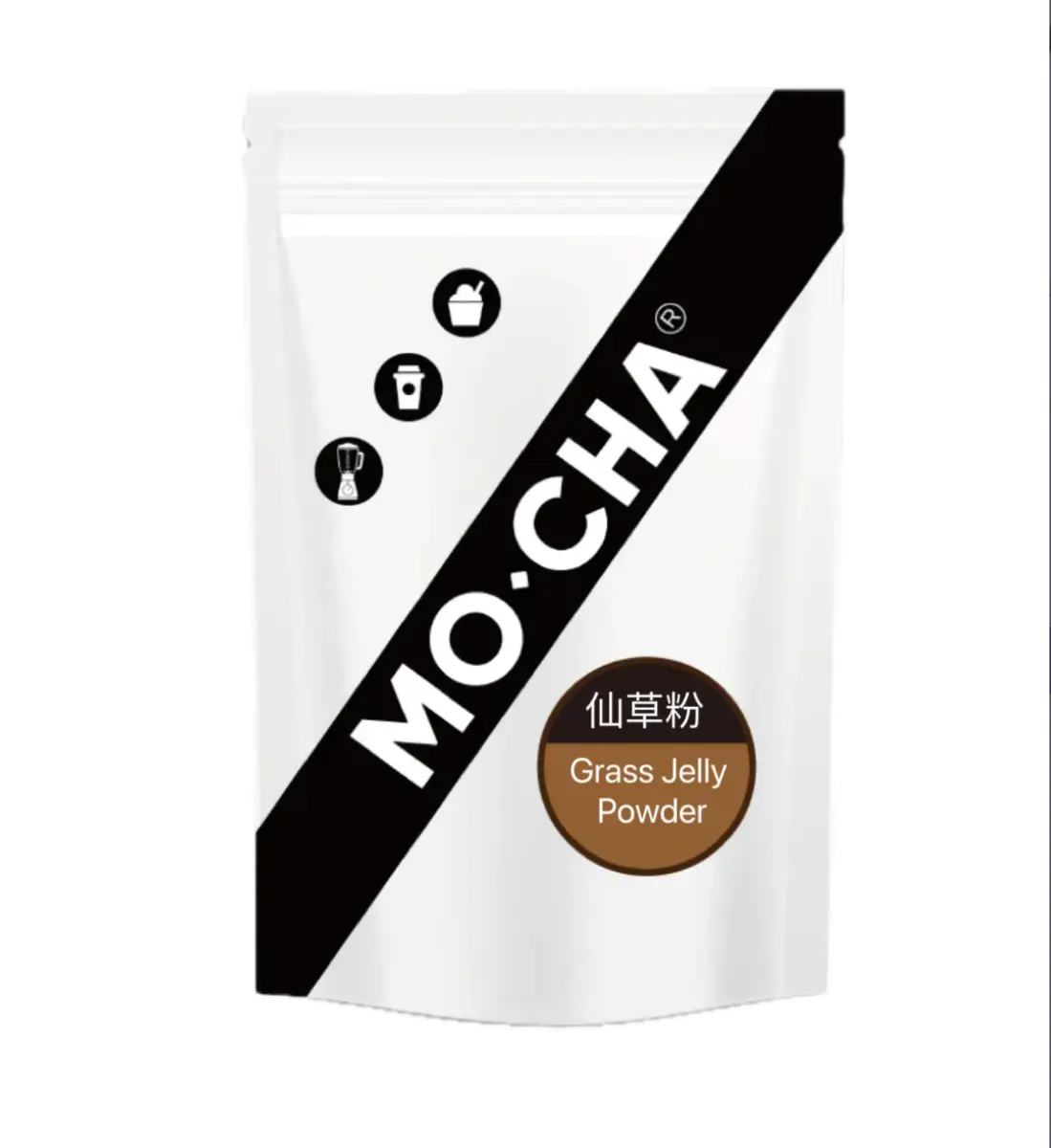 Mocha Grass Jelly Powder 2 2 BLS BAG 10 BAG CASE - restaurant supplies wholesale