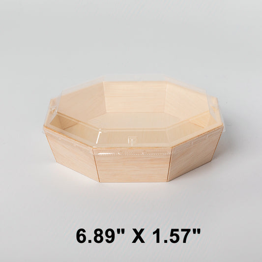 高级八角木盒套装 6.89 X 1.57 - 300/箱