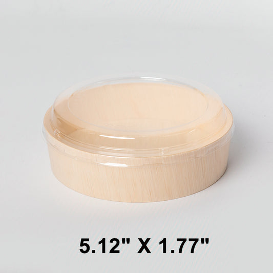 优质圆形木盒套装 5.12 X 1.77 - 300/箱