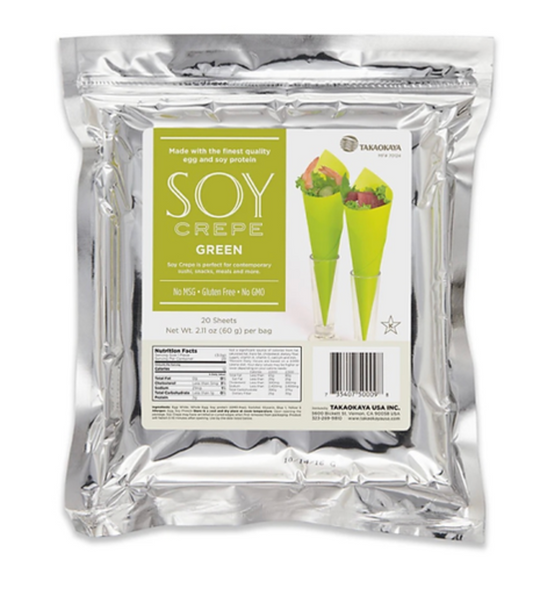 Soy Crepe Soypaper, Green, 20pc*6bag