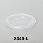 AHD Round Clear Plastic Lid For 8320/8340 - 300/Case