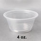 4 oz. Clear Plastic Portion Cup (Not Combo) - 2000/Case