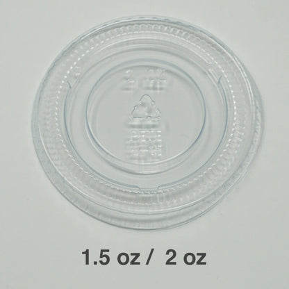 Plastic Lid for 1.5 to 2oz. Plastic Portion Cup - 2000/Case