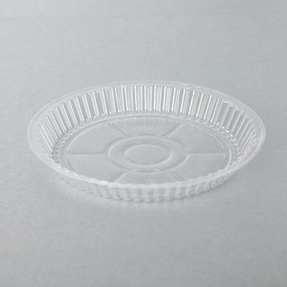 7" Round Clear Plastic Dome Lid - 500/Case