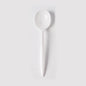 7" Heavy White Plastic Spoon - 1000/Case