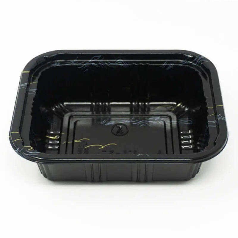 TZ 805 black patterned lunch box set product view