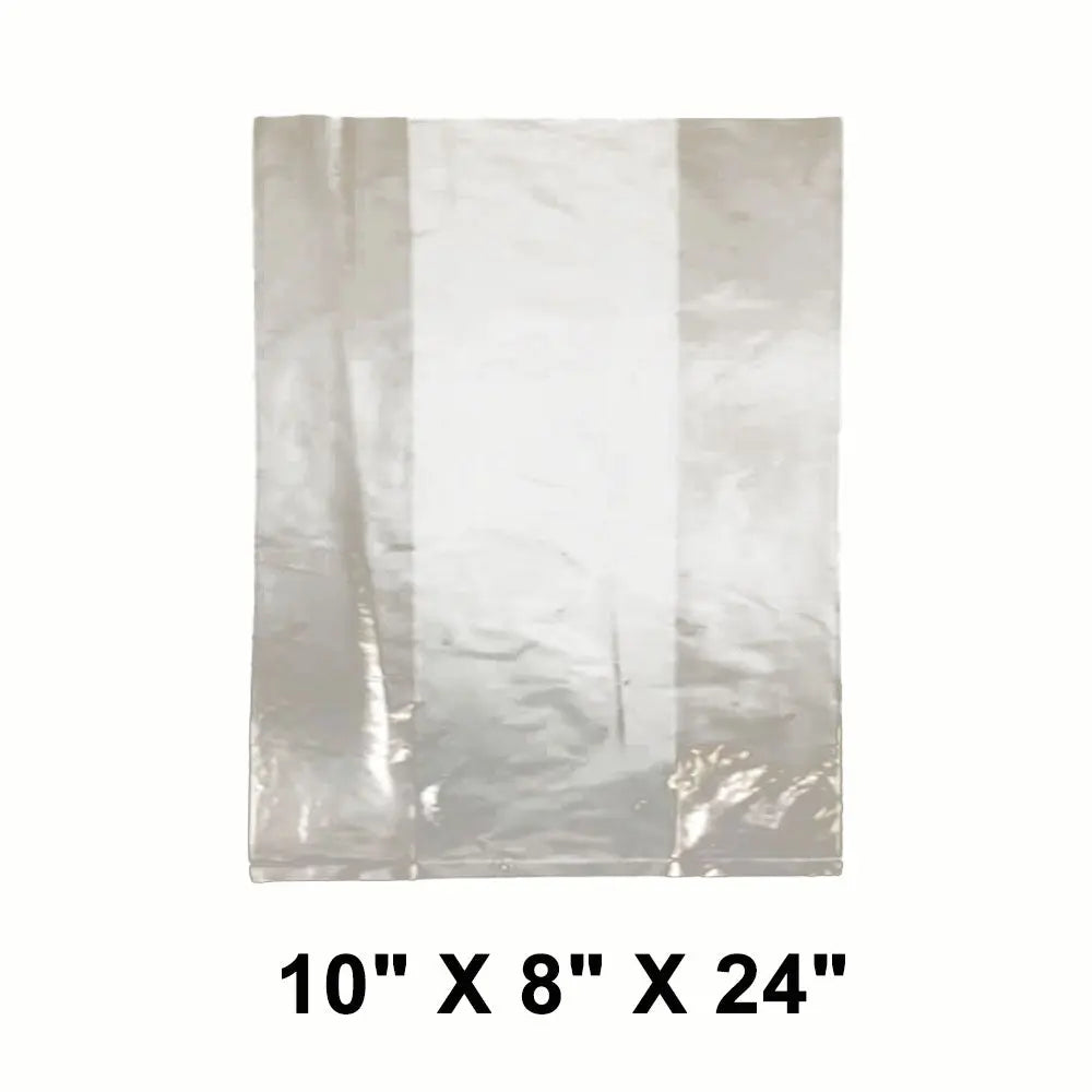LDPE Clear Flat Bag 10 X 8 X 24 - restaurant supplies wholesale