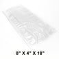 LDPE Clear Flat Bag 8" X 4" X 18" - 260/Case