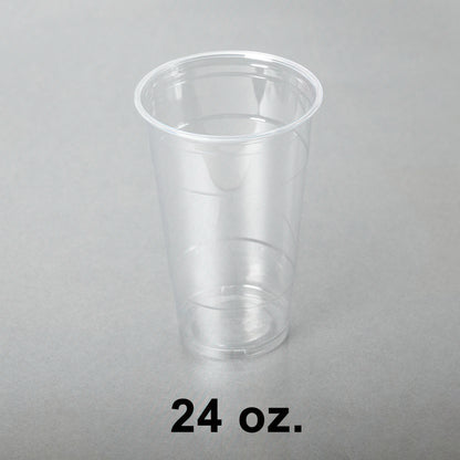 WS 透明塑料冷杯 24 盎司 - 600/箱