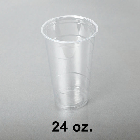 WS 透明塑料冷杯 24 盎司 - 600/箱