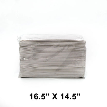 16.5英寸 X 14.5英寸 白色双层餐巾 - 2300张/箱