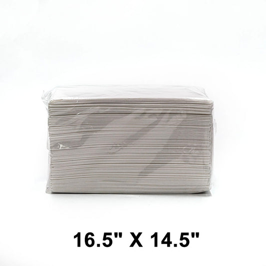 16.5英寸 X 14.5英寸 白色双层餐巾 - 2300张/箱