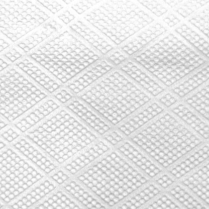 HW 9 3/4" X 7" 白色低折餐巾 - 8000 张/箱