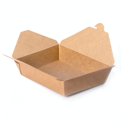 Kraft Folded Paper #2 Food Box 49 oz. - 200/Case