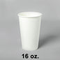 白色纸质咖啡杯 16 盎司 - 1000/箱