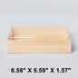 优质长方形木盒套装 8.58 X 5.59 X 1.57 - 500/箱