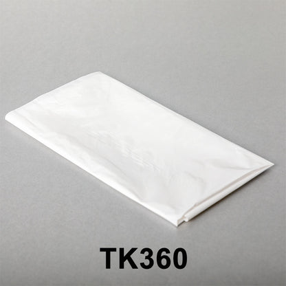 White Plastic Garbage Bag 30 Gallon 15" X 9" X 30" - 95/Case