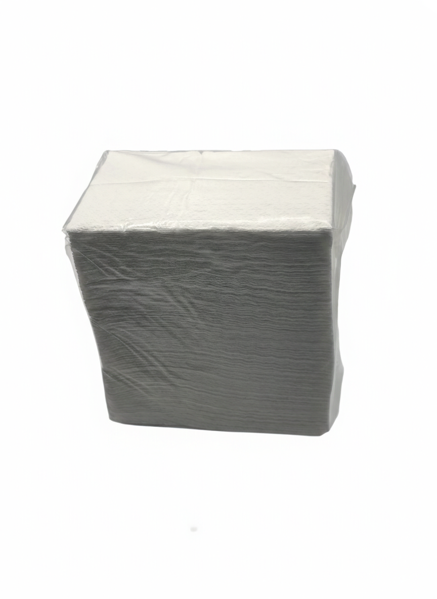 White Low Fold Napkin with white background