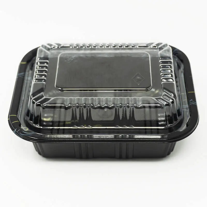 TZ 805 black patterned lunch box set product view